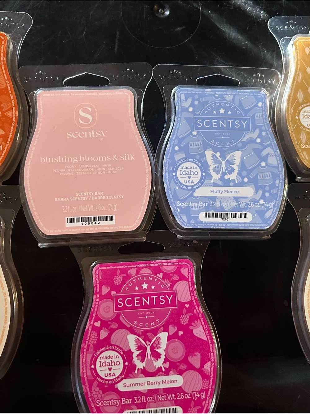 Scentsy Pink Blushing Blooms & Bright Fuchsia Summer Berry Melon Duo